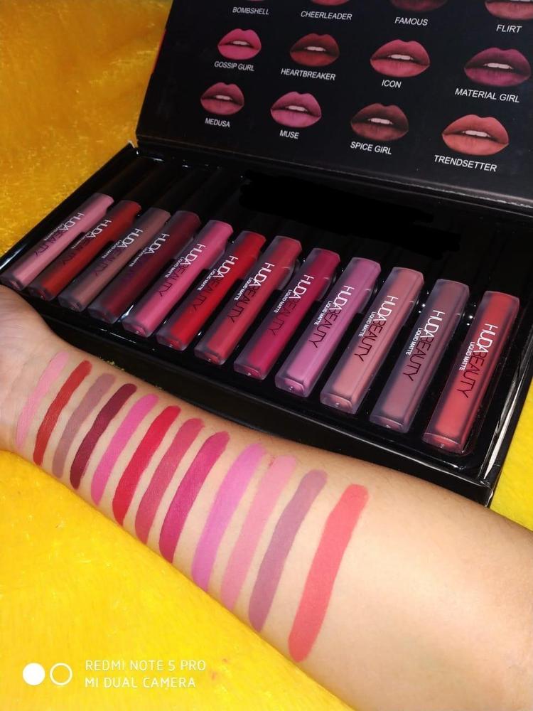 Matte Finish Lips Set, 12 Piece