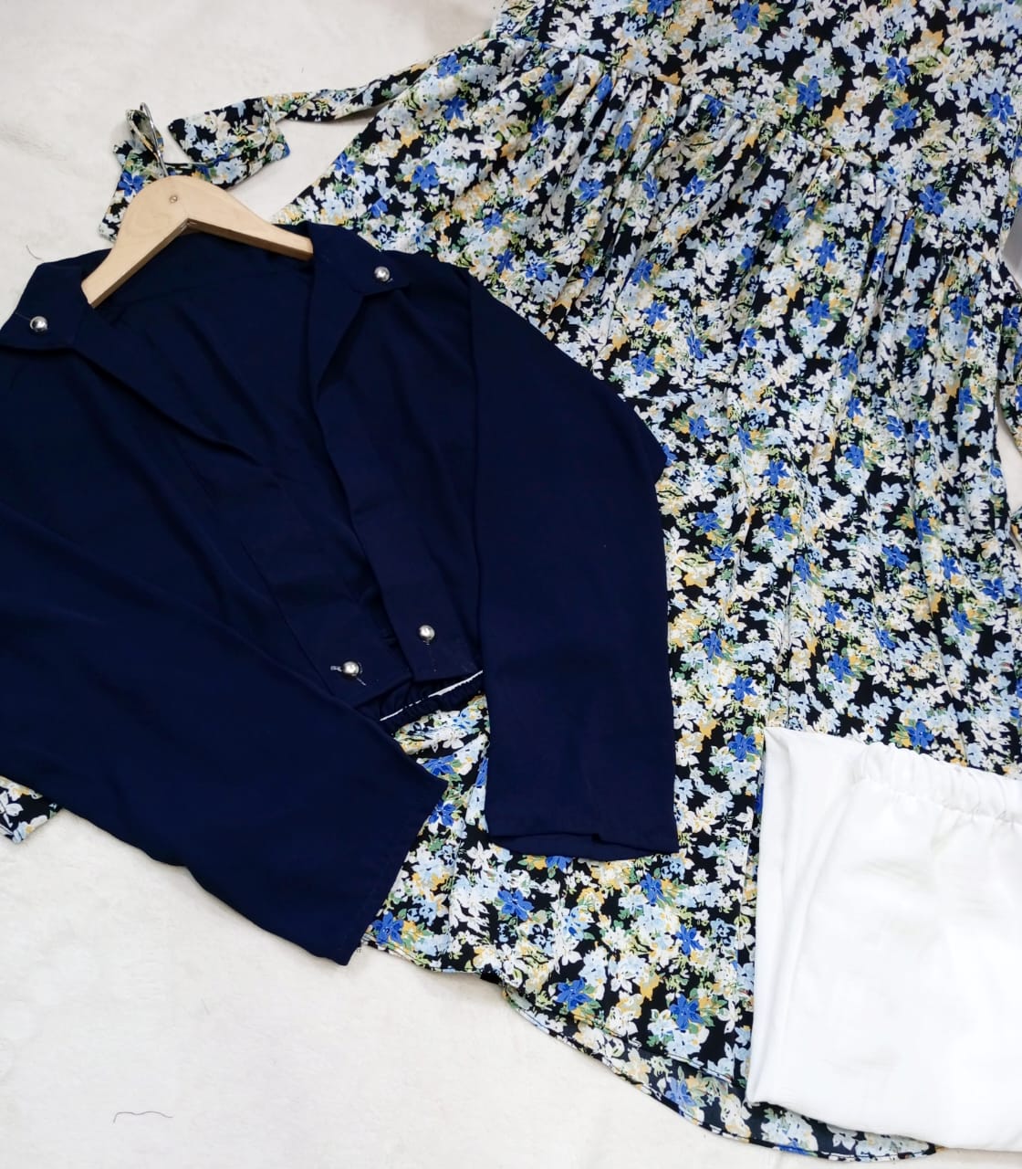 Imported printed maxi with imported koti