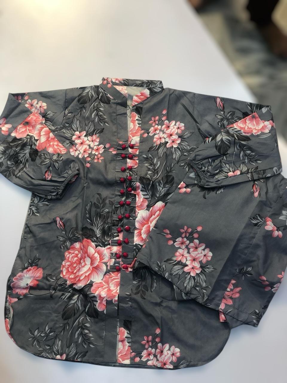 Swiss cotton shirt with Flapper 2pc Dress