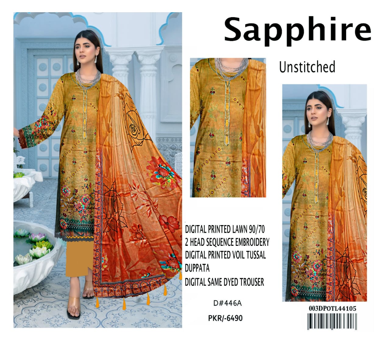 LAWN WITH TASALE DUPATA