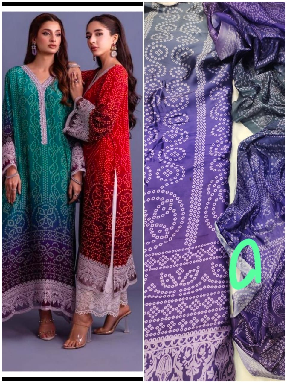 3pc Digital Silk Prints