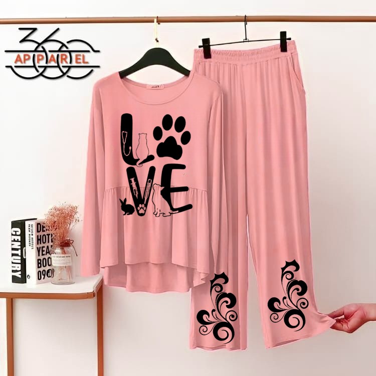 Lounge wear for women peach color