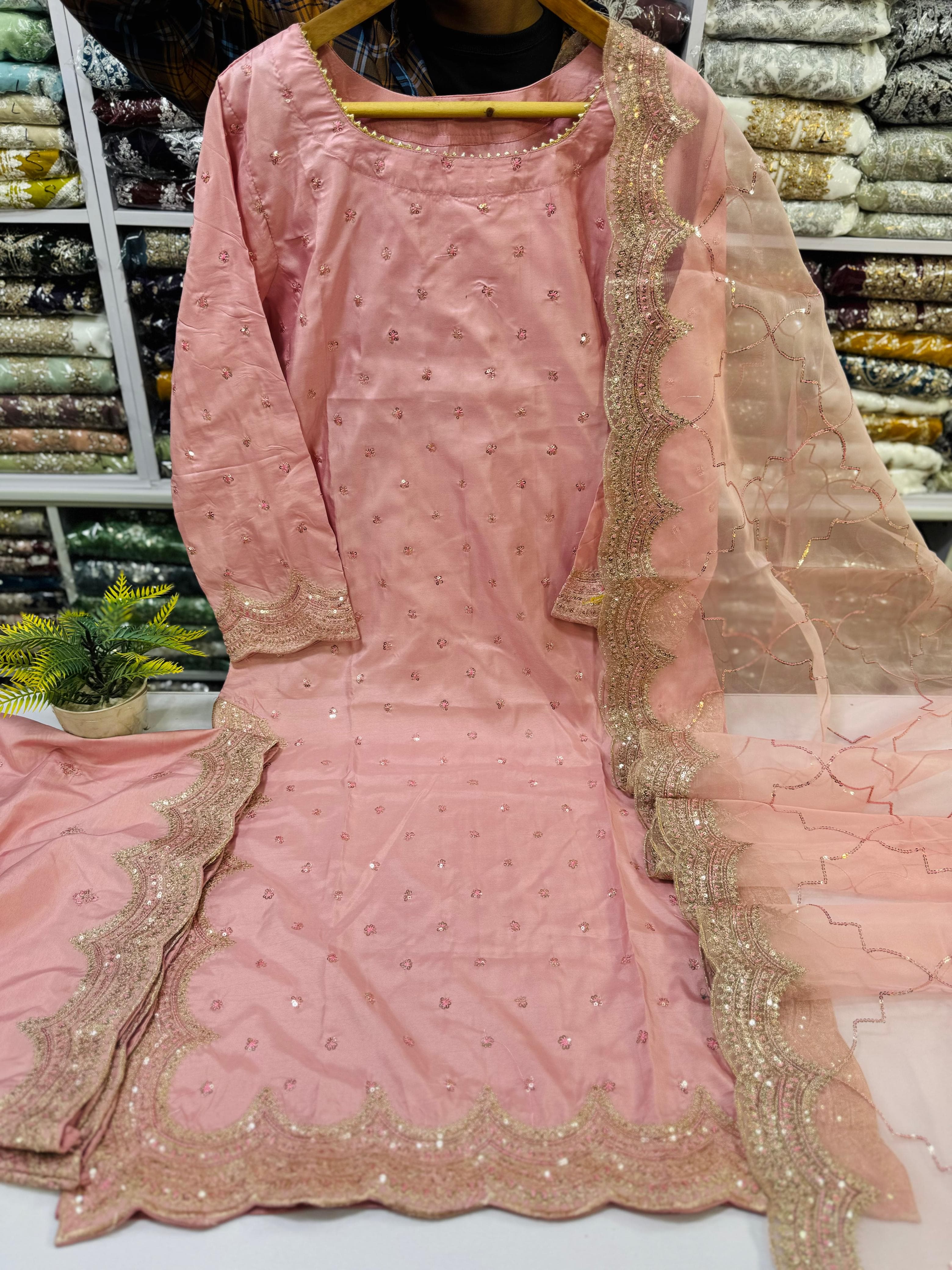 Kattan Silk Ready To Wear 3pc