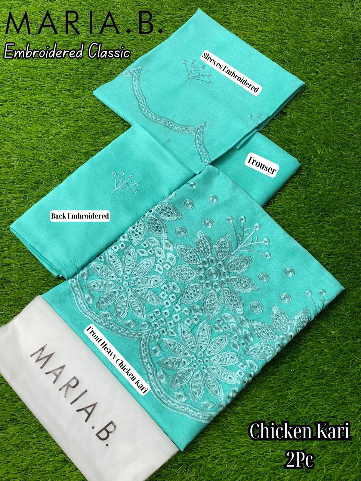 Maria b Chicken Karri linen