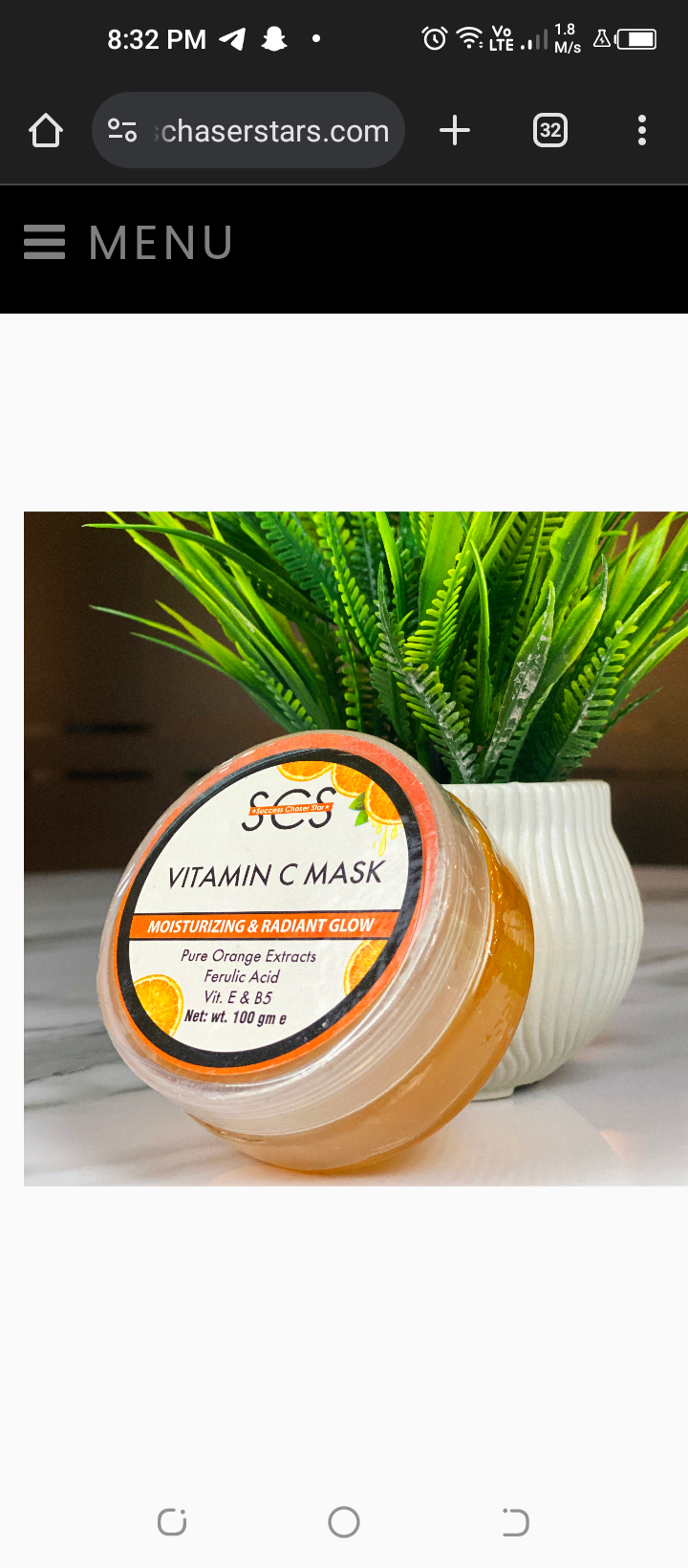 Vitamin c mask