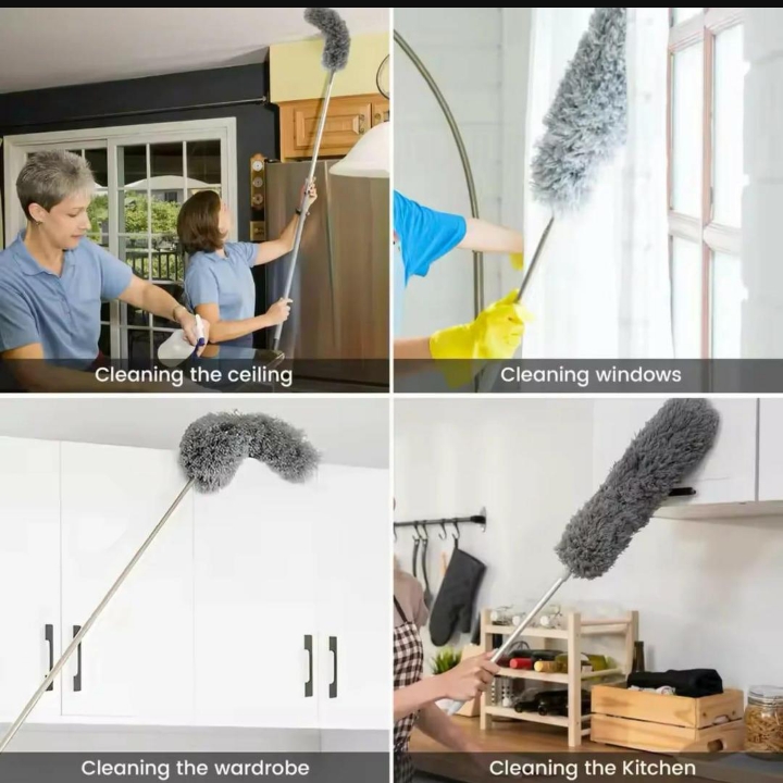 Microfiber fan duster