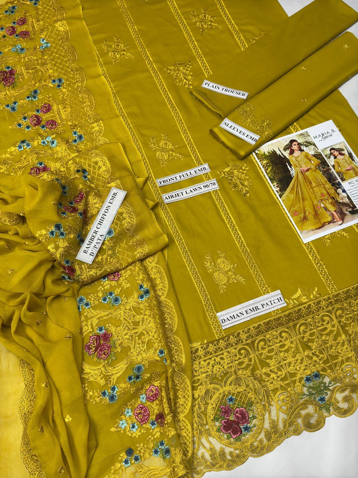 *PRESENTING ZARASHAHJHAN MOST TRENDING NOW AVAILABLE*   *New Arrival Special Eid Collection* Fabric 2