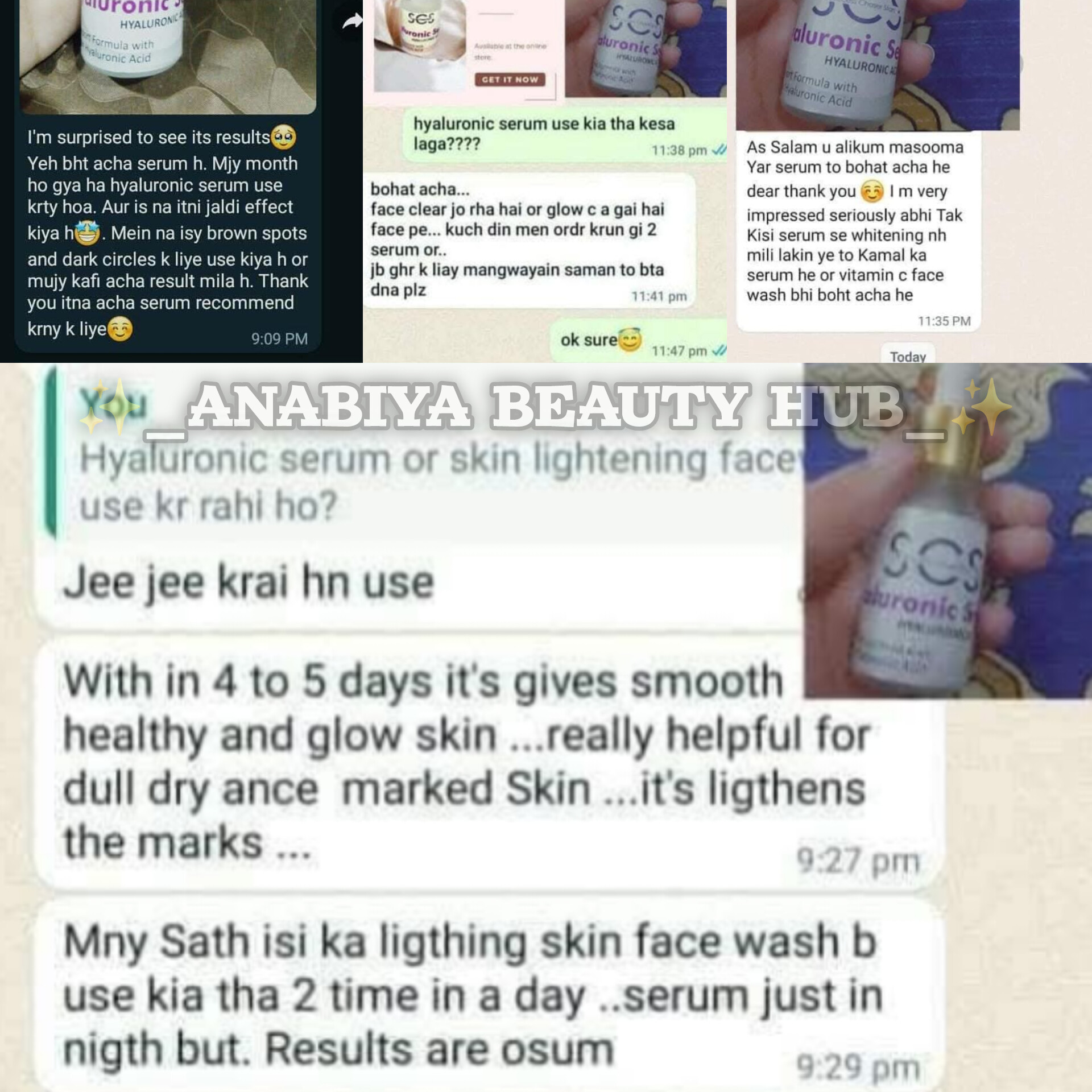 Hyaluronic Serum For – Deep Hydration & Radiant Glow | Anabiya Beauty Hub