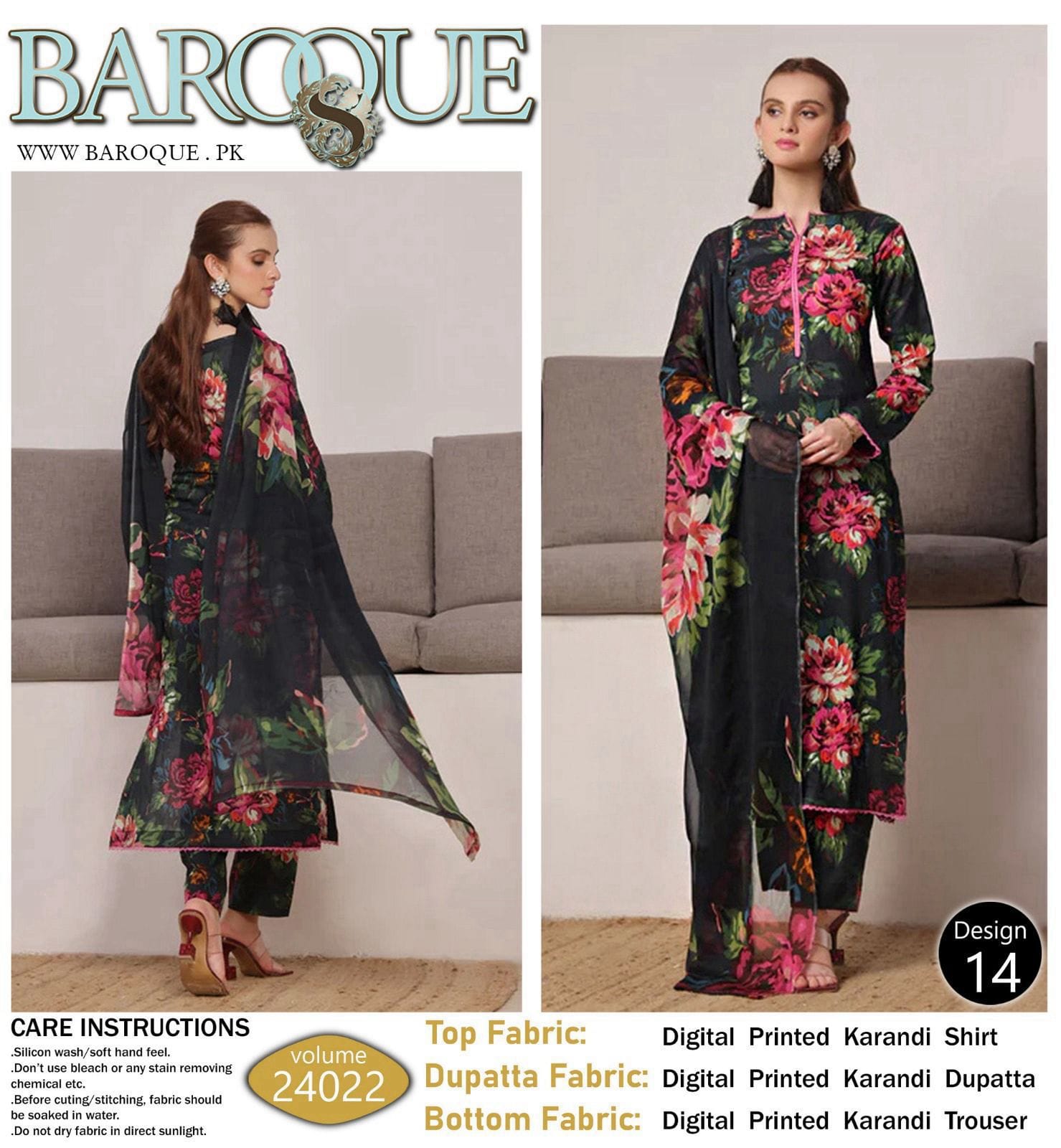 Baroque Karandi 3pc