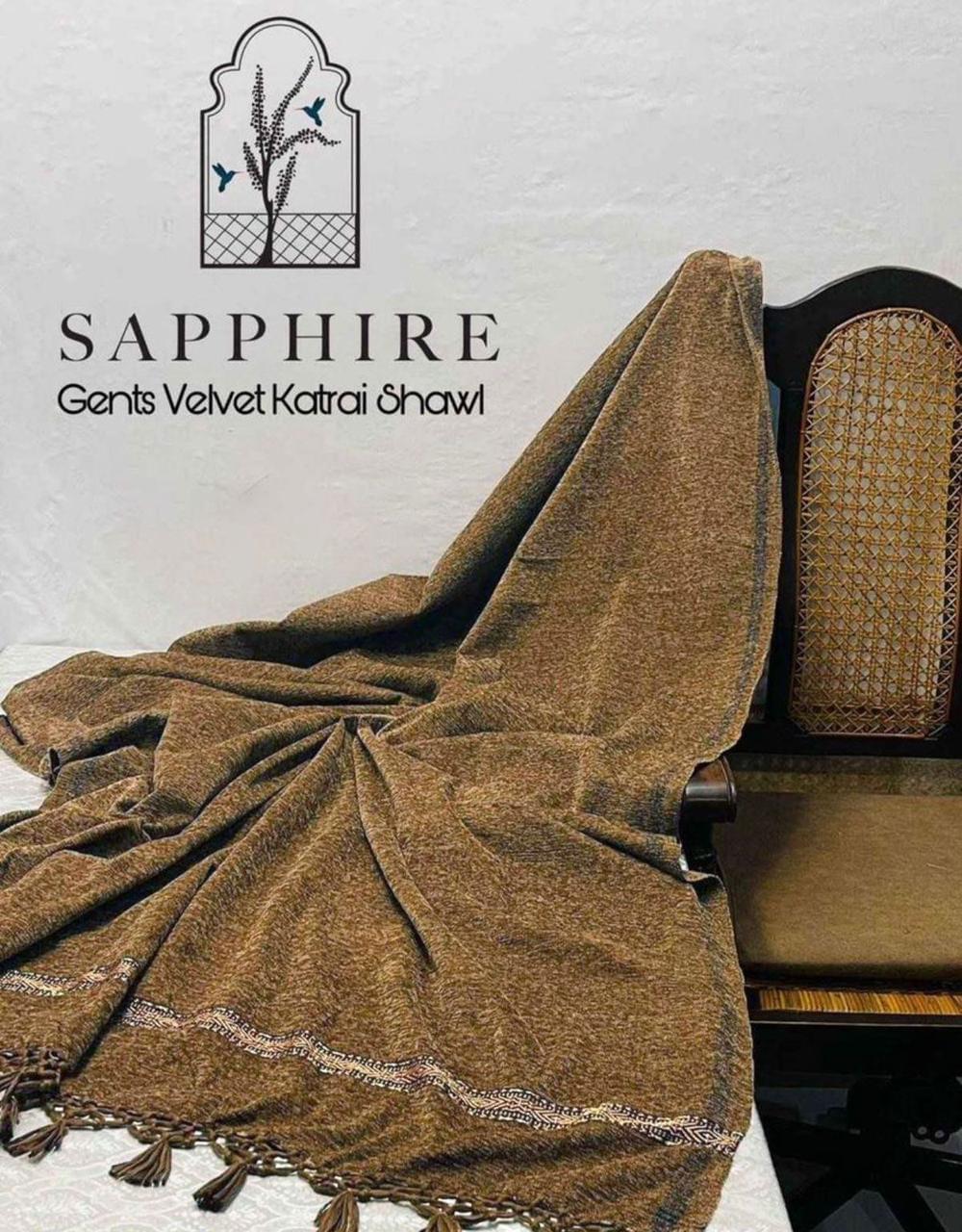 Gents katri velvet shawl