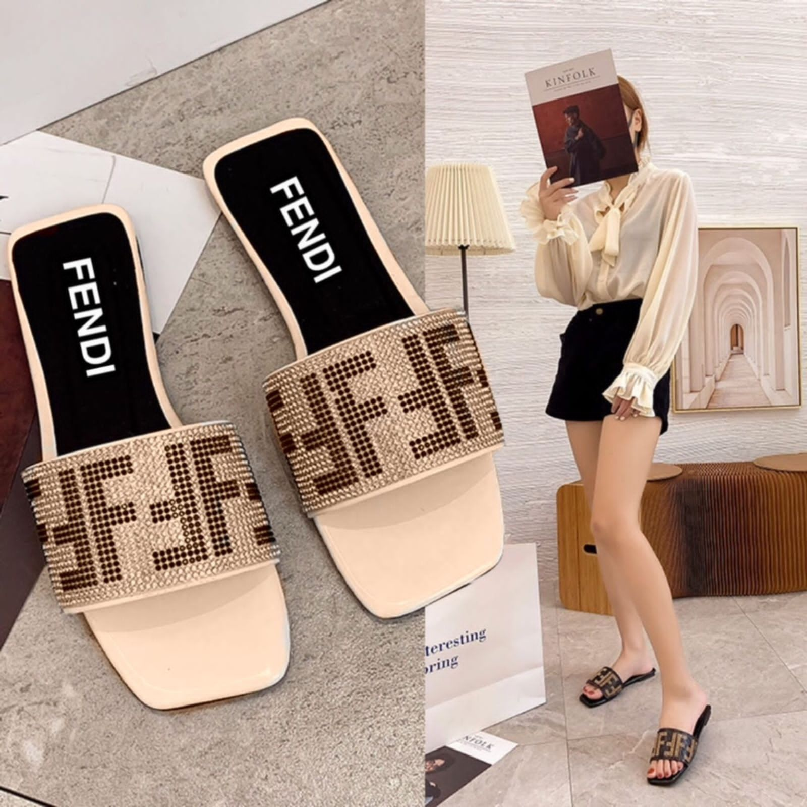 Zara Fendi Sandals 🩴