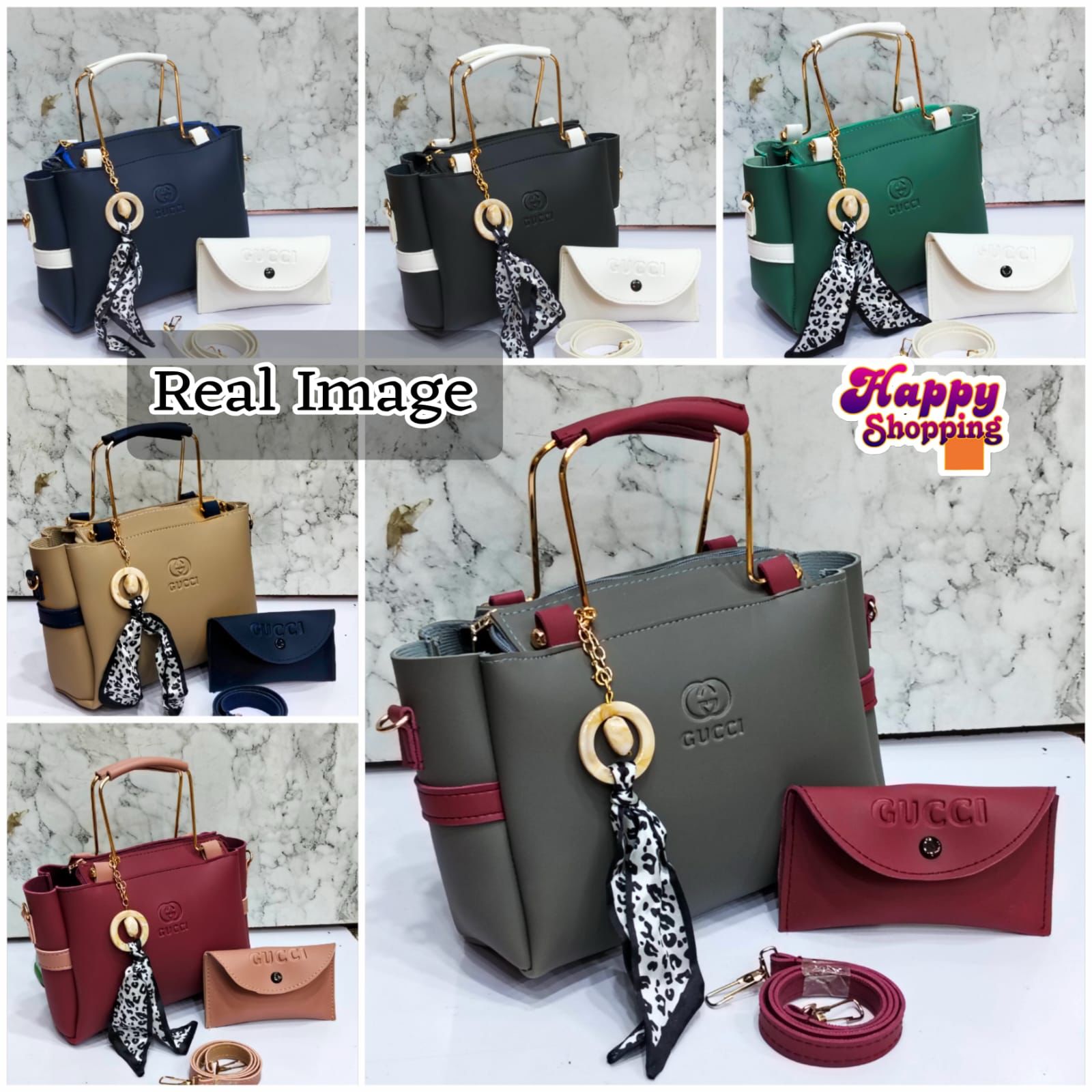 🎀 Gucci 2Pcs Bag Set for Girls With Imported Keychain 🎀