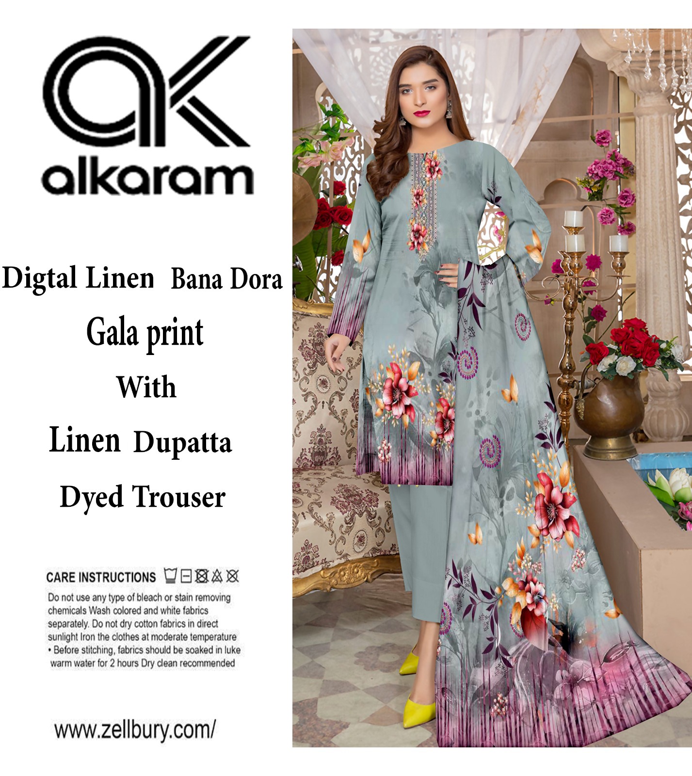 Alkaram studio linen
