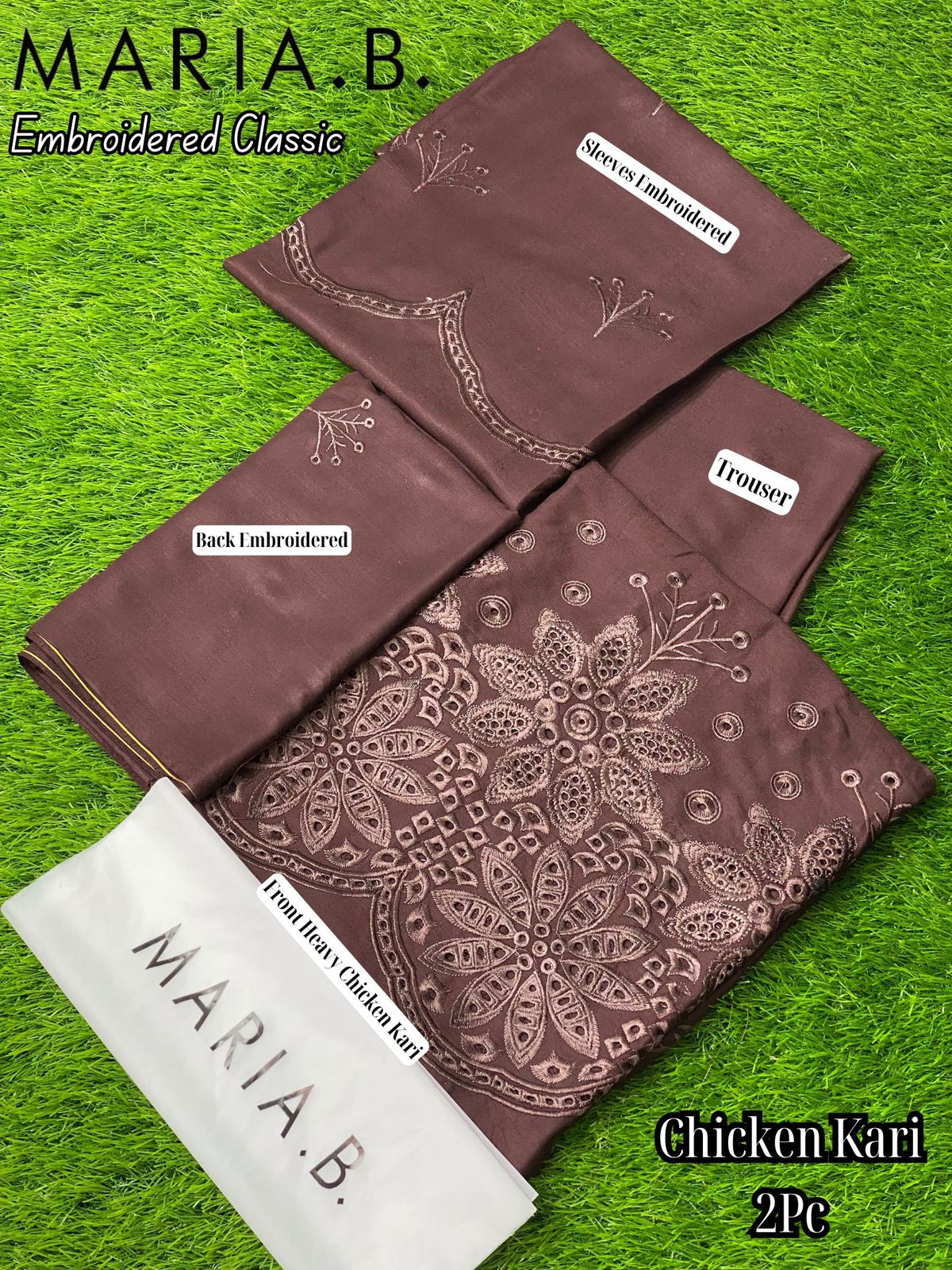 Maria b Chicken Karri linen