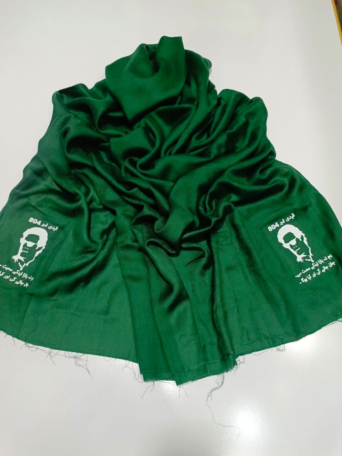 Qaidi # 804 Imran Khan Logo Shawls