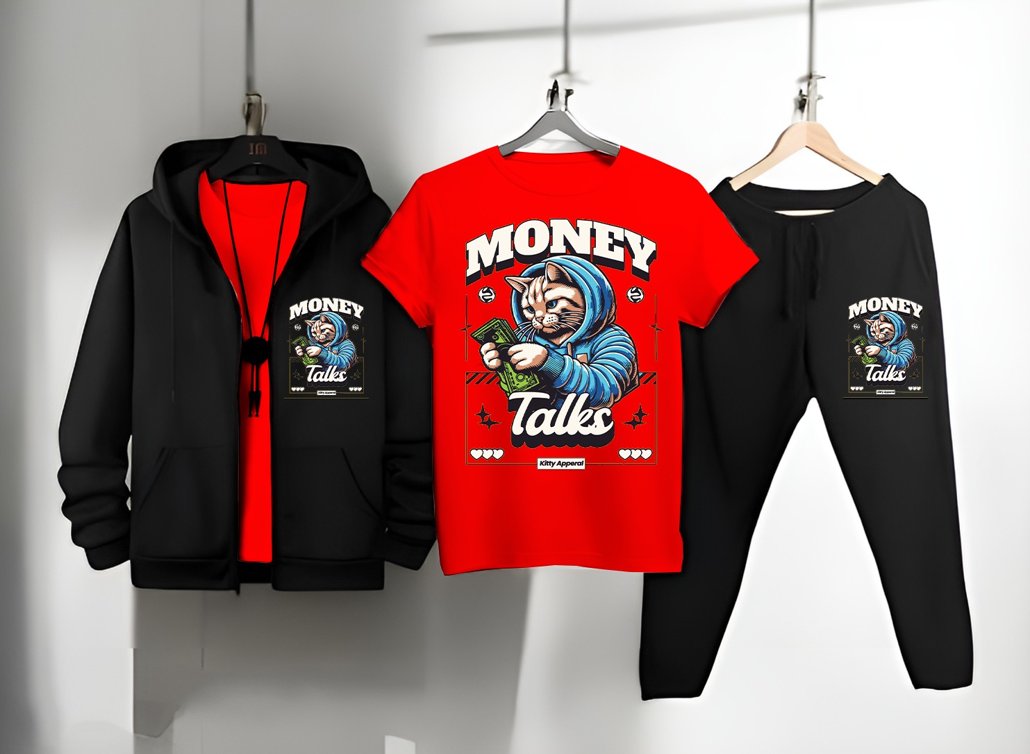 Hoodie Tshirt Trouser