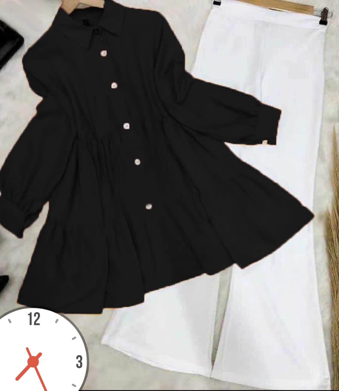 Two peace shirt with flapper