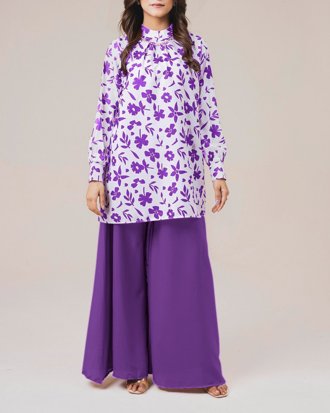 Printed shirt and trouser