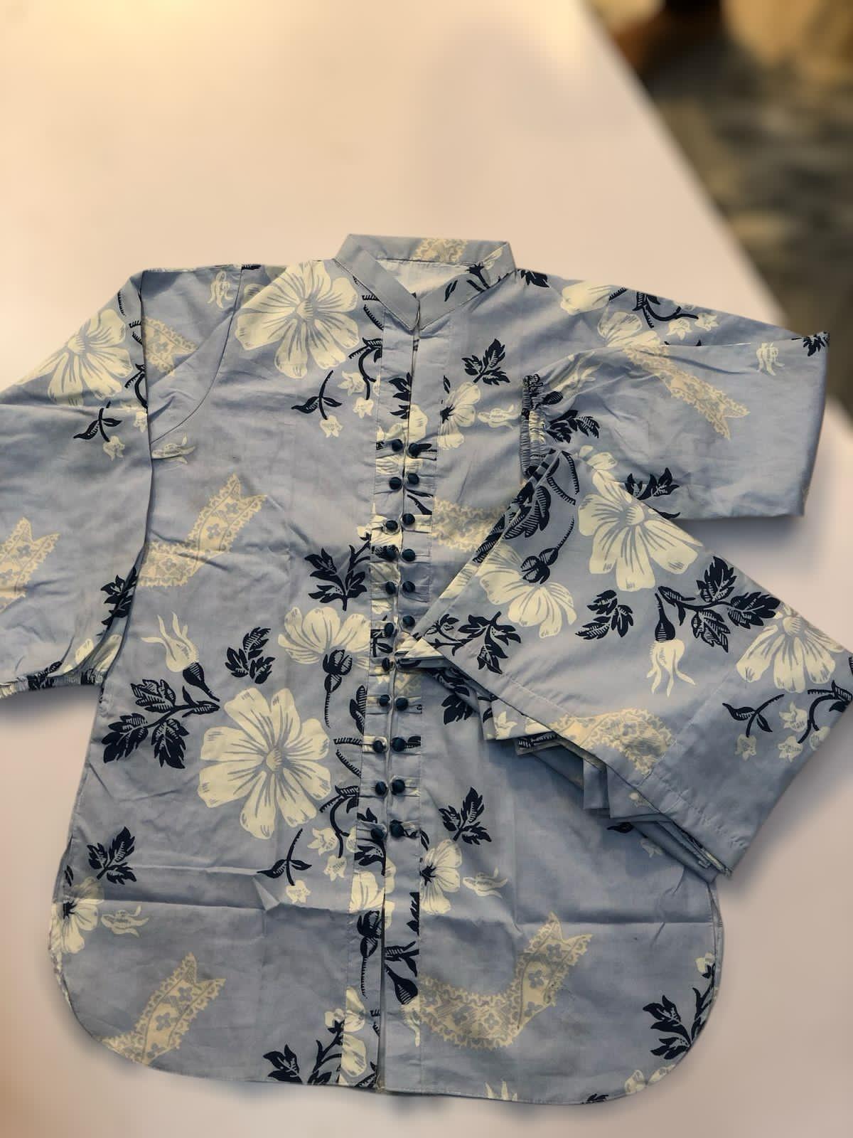 Swiss cotton shirt with Flapper 2pc Dress